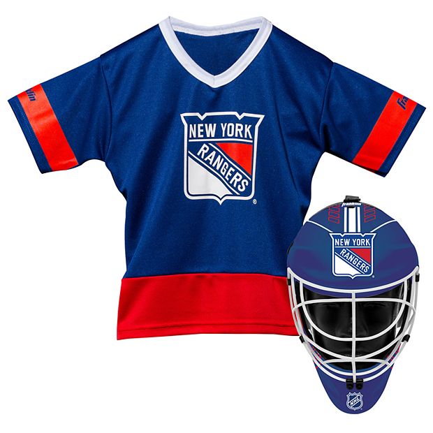 Baby Hockey Skates, Helmet, and Hockey Pants, New York Rangers