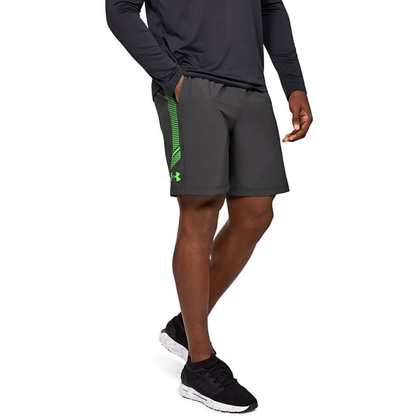 Grey Under Armour Woven Graphic Mens Training Shorts 