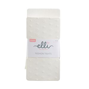 Girls 4-14 Elli by Capelli 2-pk. Swiss Dot Fashion Tights