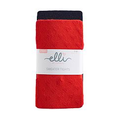 Girls 4-14 Elli by Capelli 2-pk. Pointelle Heart Sweater Tights