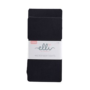 Girls 4-14 Elli by Capelli 2-pk. Microfiber Fashion Tights