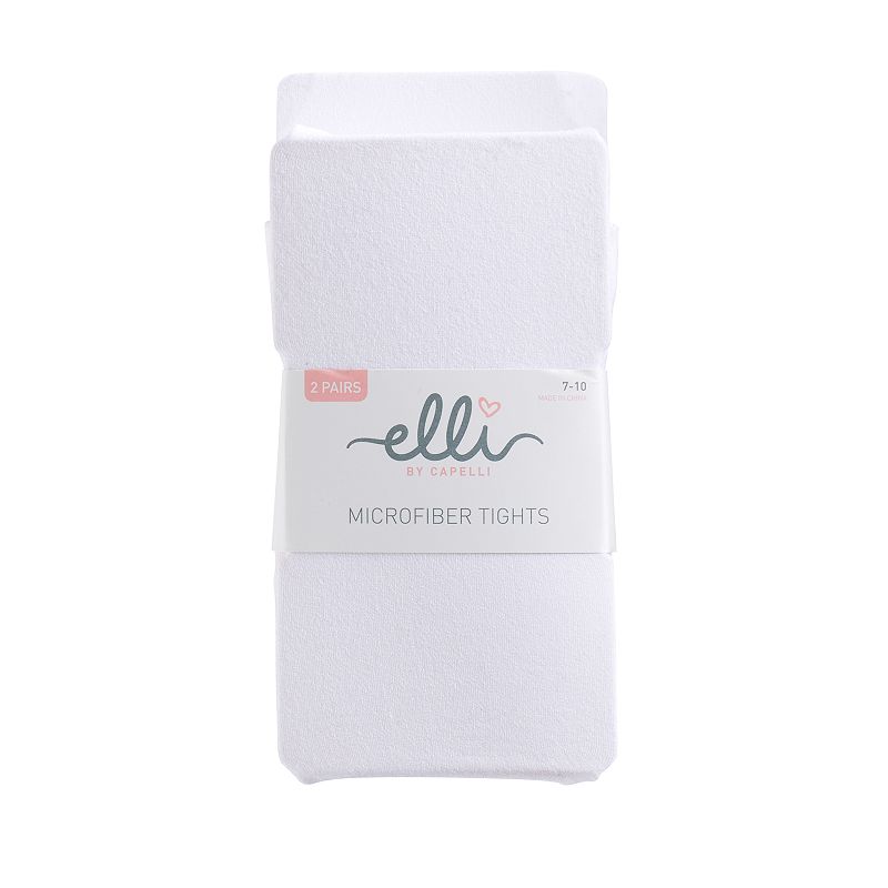 Girls Elli by Capelli 2-pk. Microfiber Fashion Tights, Girls, Size: 4-6X, 
