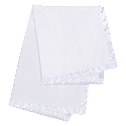 Trend Lab Plush Satin Trim Baby Blanket