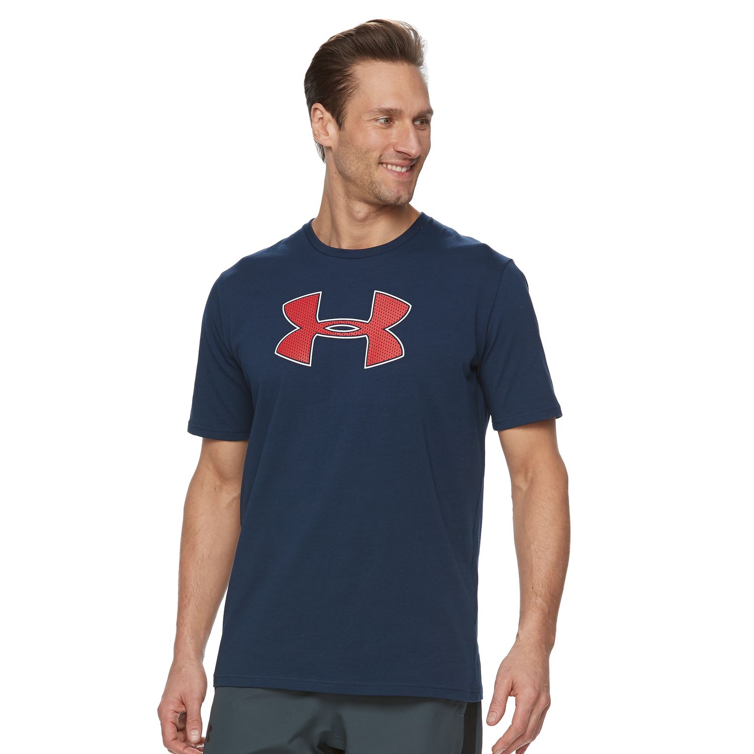 under armour big logo tee