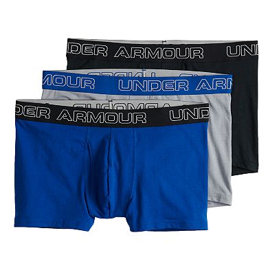 Men's Under Armour 3-pack Charged Cotton® Stretch 3-inch Boxer Briefs