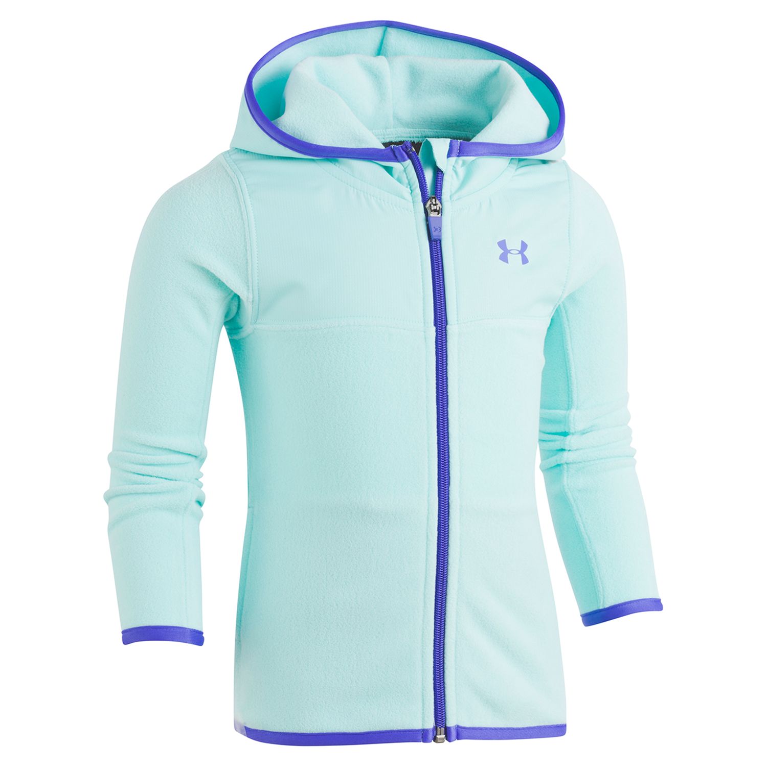 under armour blue zip up hoodie