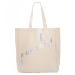 Printed Canvas Tote