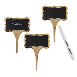 4-pc. Chalkboard Cheese Label & Marker Set