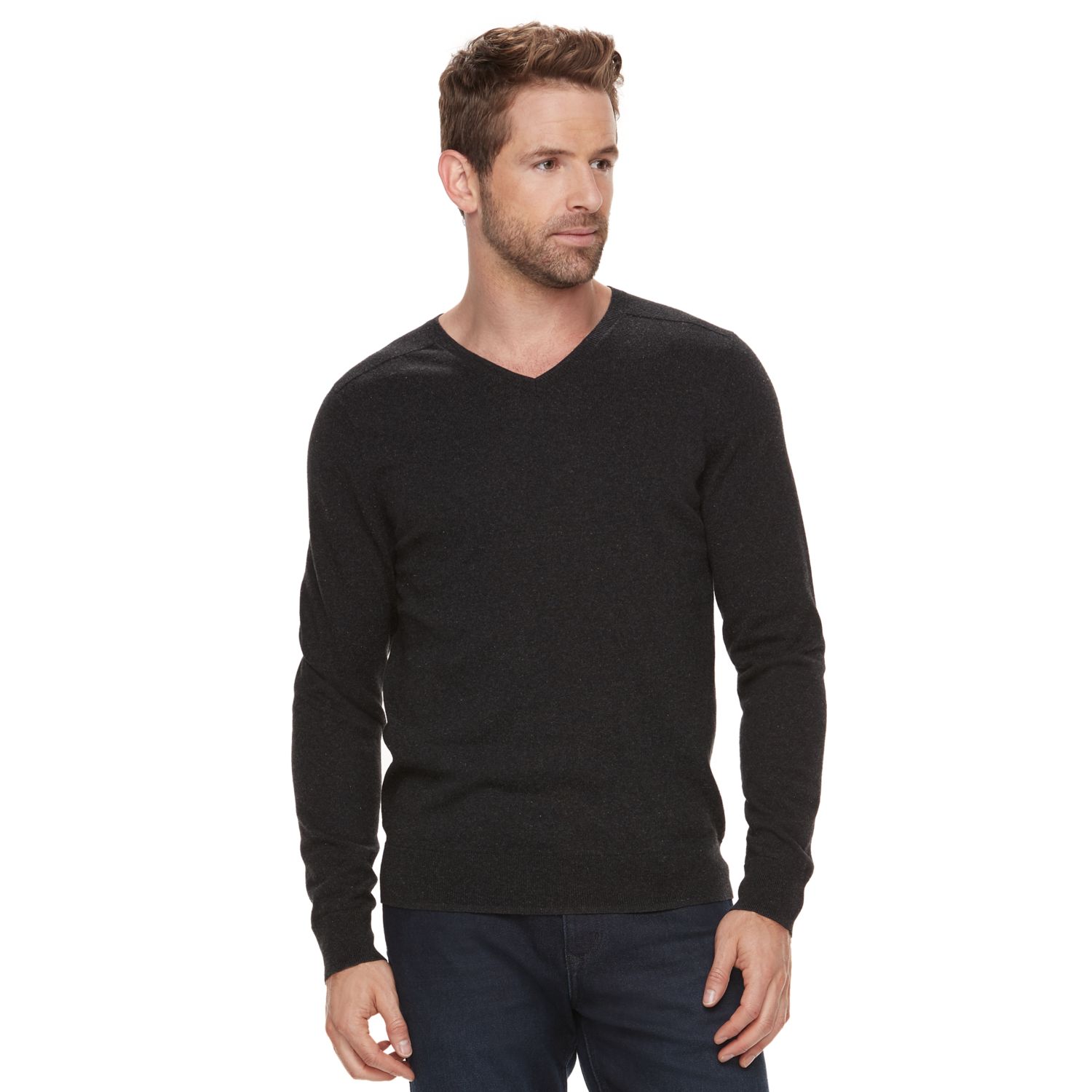 kohls mens v neck sweaters