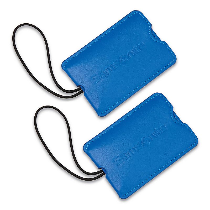 Samsonite Vinyl ID Tags 2-pk., Blue