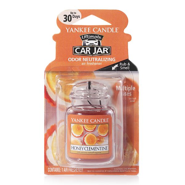 Yankee Candle Car Jar Honey Clementine Air Freshener