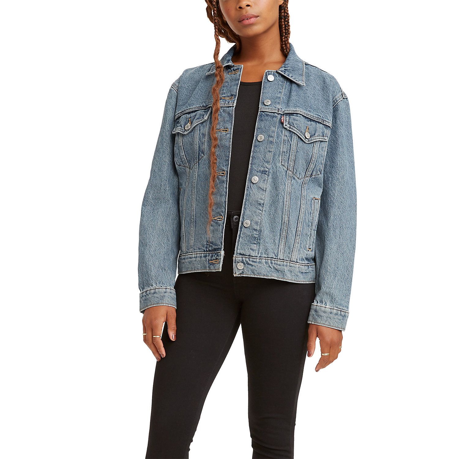 kohls black jean jacket