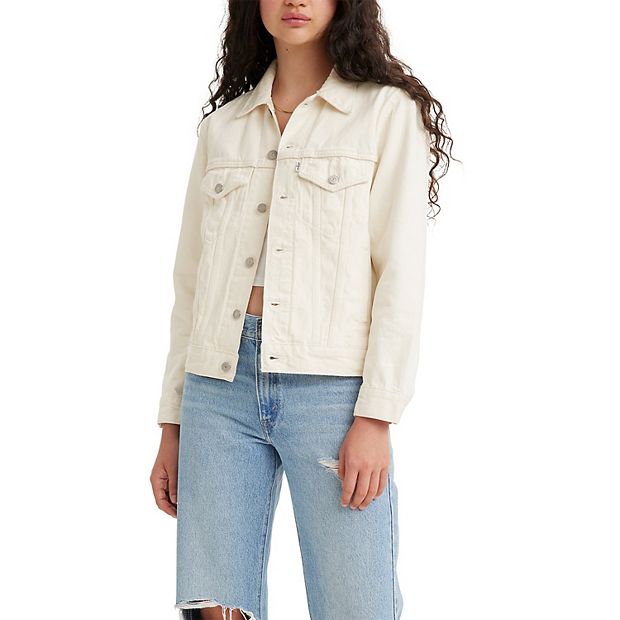 Kohls white 2025 denim jacket