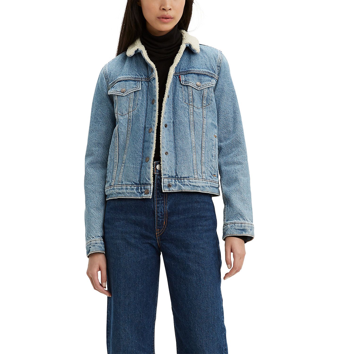 levis denim jacket fur collar