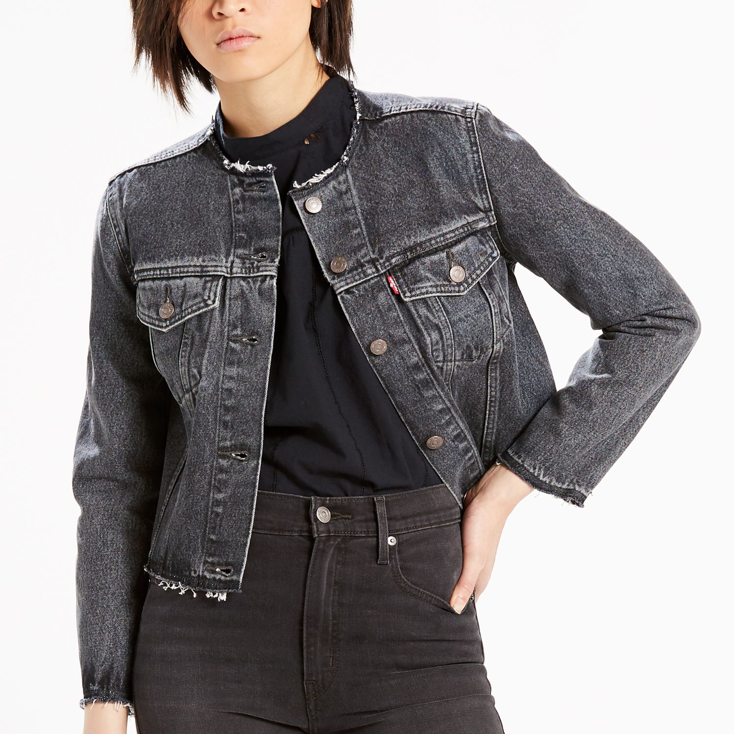 Women's Levi's® Raw-Edge Denim Jacket