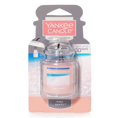 Yankee Candle Car Jar Pink Sands Air Freshener