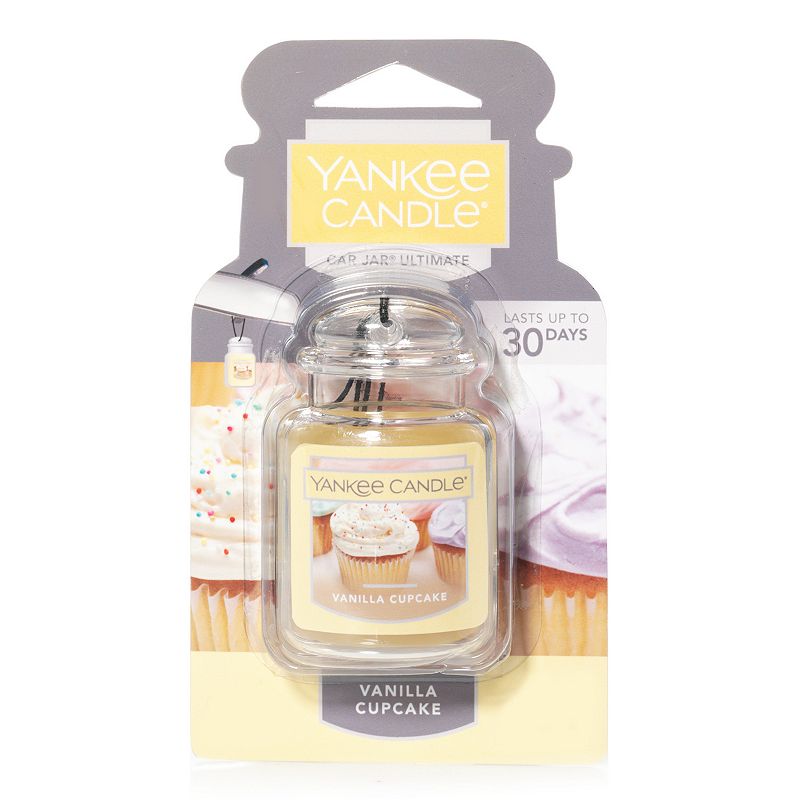 UPC 609032859596 product image for Yankee Candle Car Jar Vanilla Cupcake Air Freshener, Lt Yellow, CAR GEL | upcitemdb.com