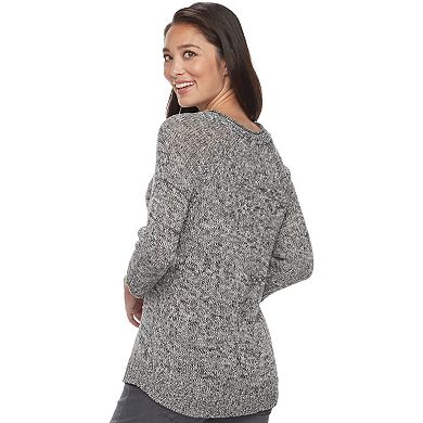 Women's Sonoma Goods For Life® Pointelle V-Neck Sweater