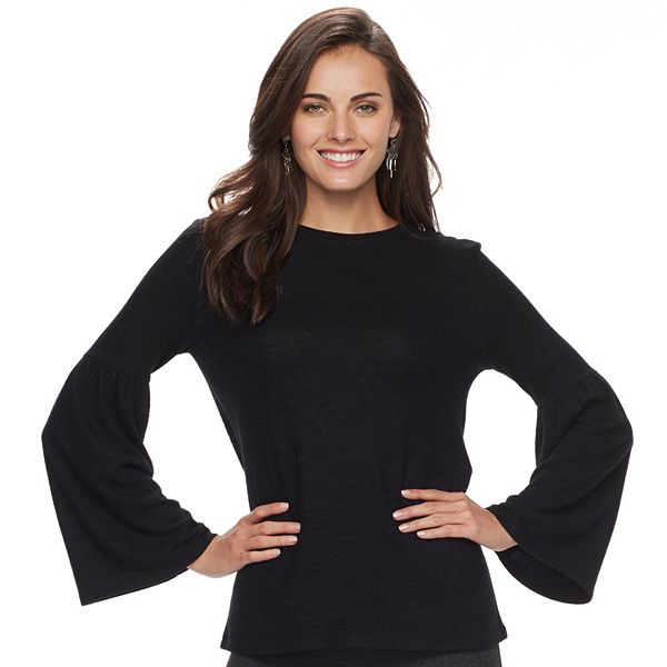 Women's Apt. 9® Knit Bell Sleeve Top