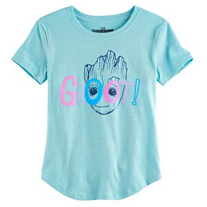 Girls 7-16 Guardians of the Galaxy Vol. 2 Groot Face Graphic Tee