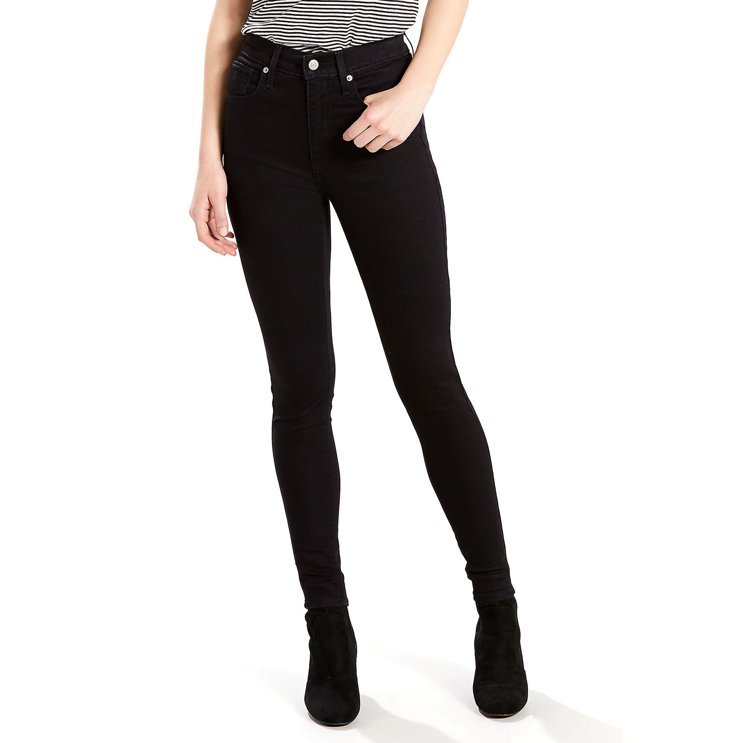 levi's mid rise skinny jeans