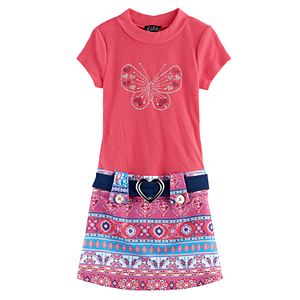 Girls 4-6x Lilt Short-Sleeved Butterfly Marsha Dress