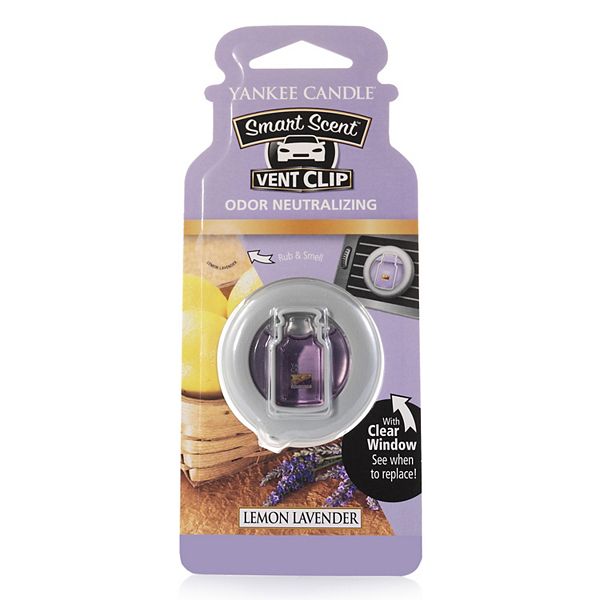 Yankee Candle Smart Scent Lemon Lavender Car Air Freshener Vent Clip