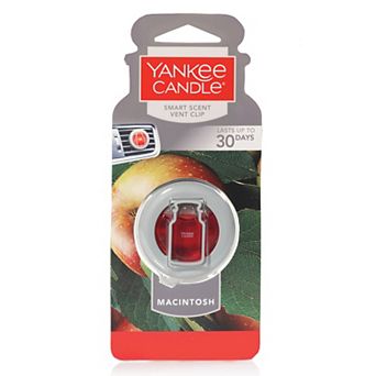 Yankee Candle Smart Scent Macintosh Car Air Freshener Vent Clip