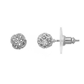 LC Lauren Conrad Openwork Ball Stud Earrings