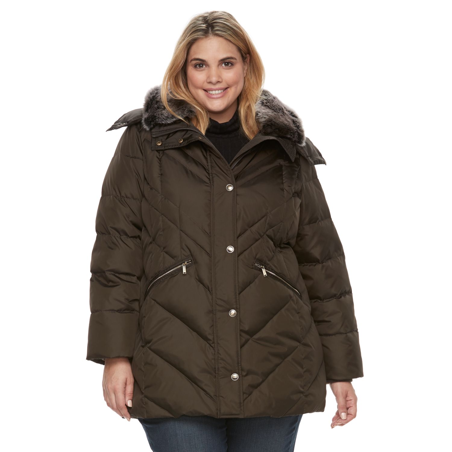 london fog plus size puffer coat