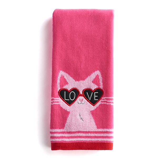 cat hand towels