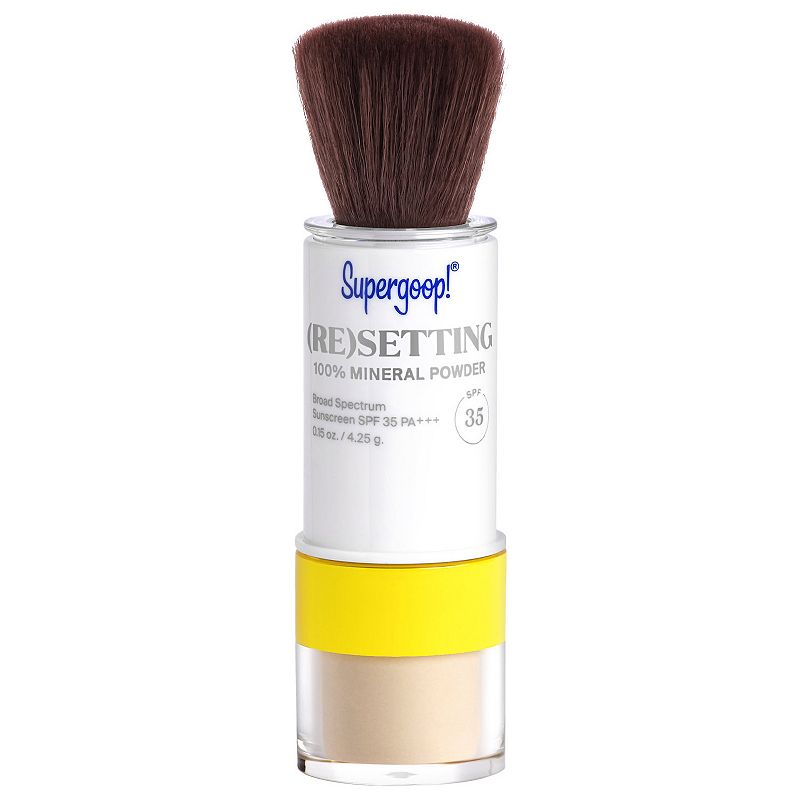 Supergoop! 100% Mineral (Re)setting Powder Face Sunscreen SPF 35, Size: .15Oz, Translucent