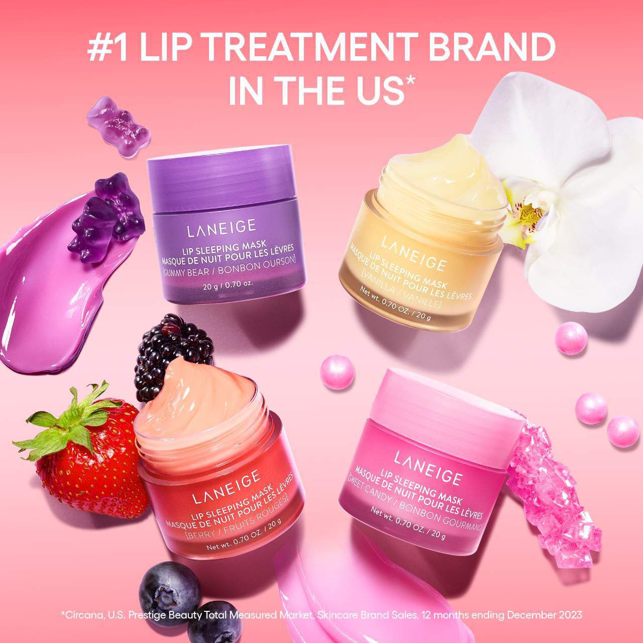 laneige lip sleeping mask intense hydration with vitamin c Mini Laneige Lip Sleeping Mask Intense Hydration with Vitamin C main image 1