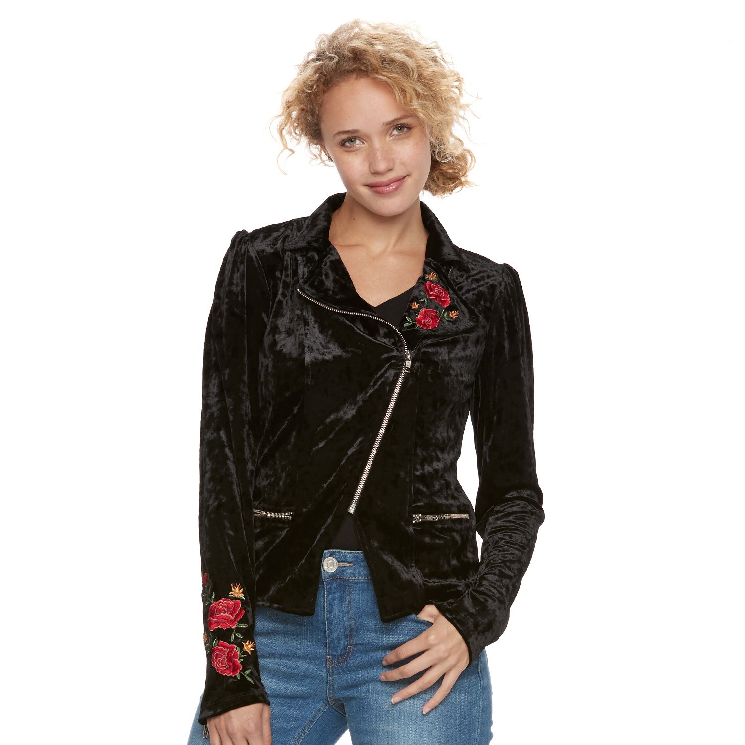 velvet leather jacket