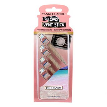 Yankee Candle Pink Sands Car Air Freshener Vent Clip 4 pc Set