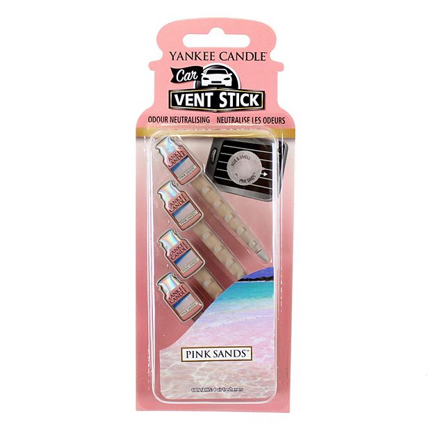 Yankee Candle Pink Sands Car Air Freshener Vent Clip 4-piece Set