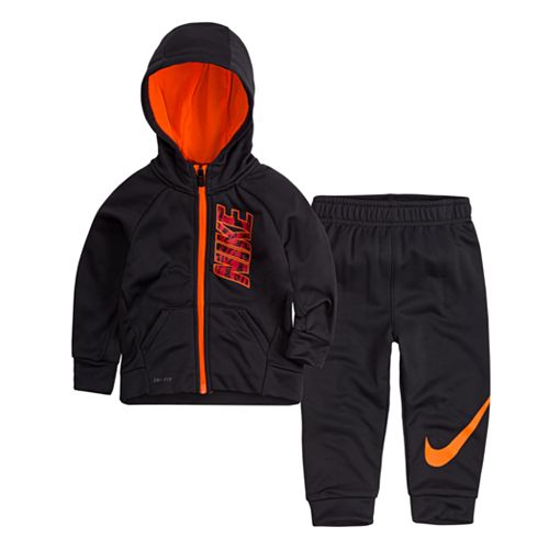 nike track pants and hoodie