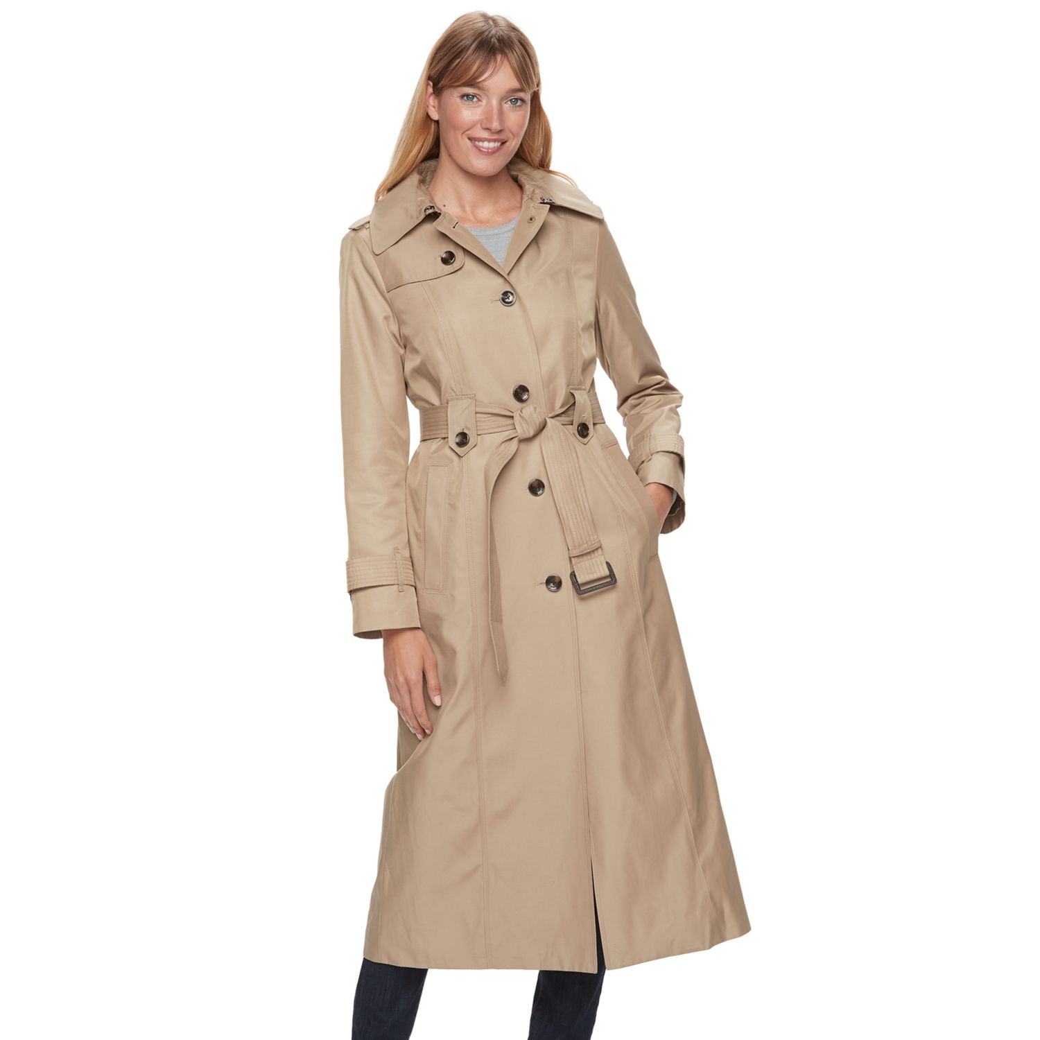 london fog raincoat with hood