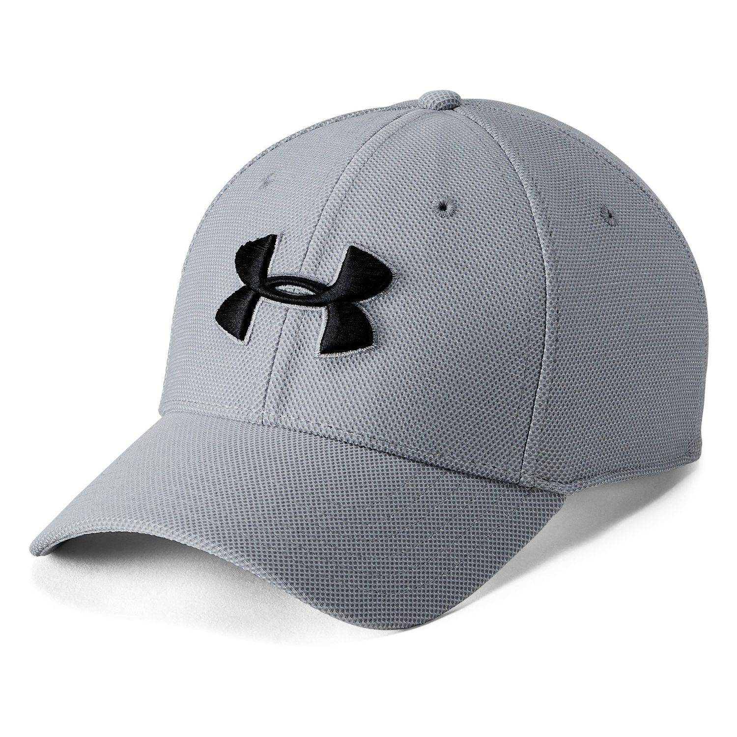 black fitted under armour hat