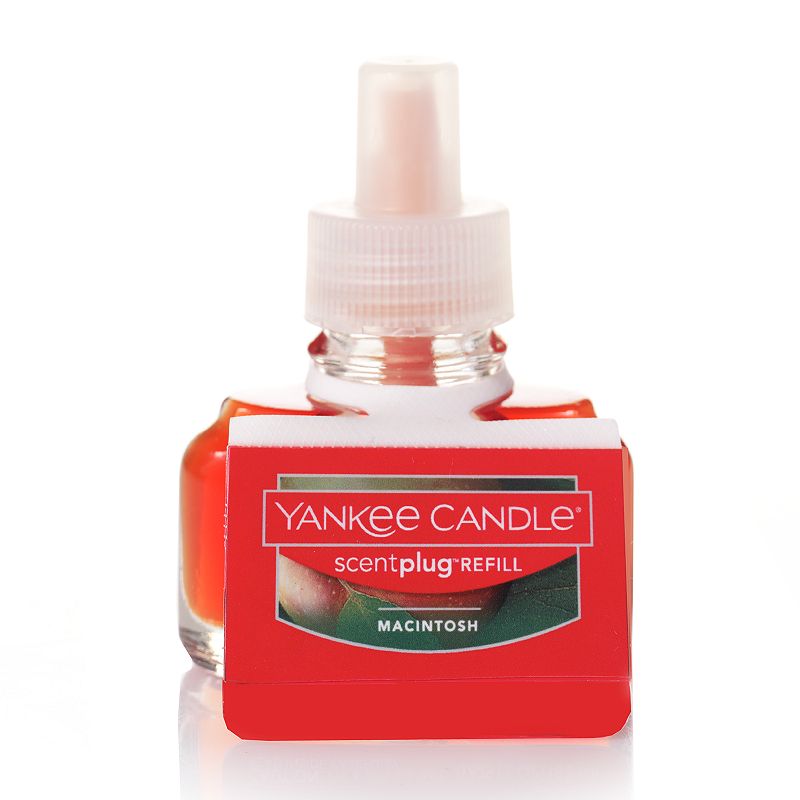 Yankee Candle Macintosh Scent-Plug Electric Home Fragrancer Refill, Med Red