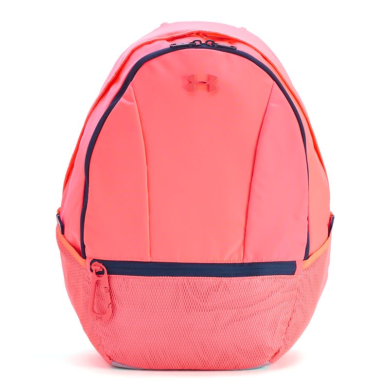Under Armour Girls Elevate Mesh Backpack, Med Orange