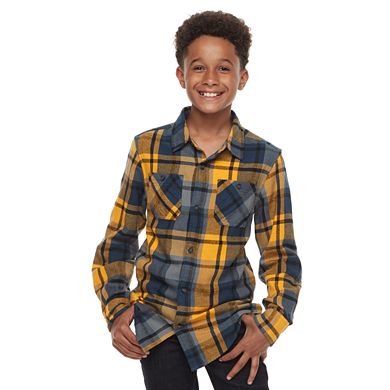 Boys 8-20 Urban Pipeline™ Ultimate Regular-Fit 2-Pocket Flannel Button-Down Shirt