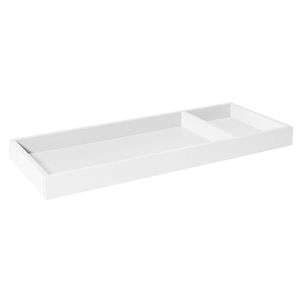 Universal Wide Removable Changing Tray, White Double Dresser Changing Table Topper
