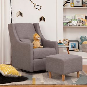Babyletto Toco Swivel Glider & Stationary Ottoman