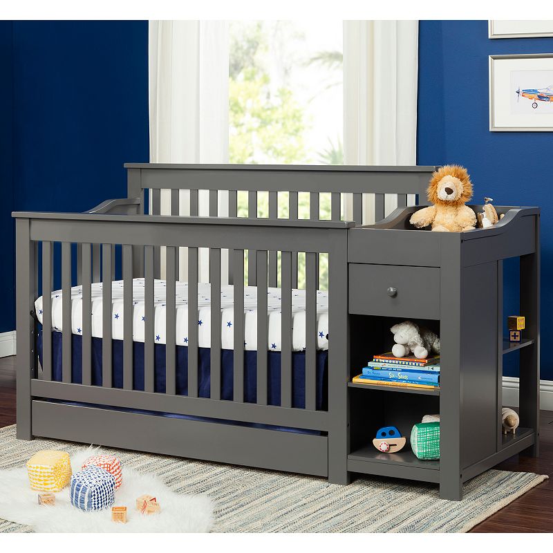 DaVinci Piedmont 4-in-1 Crib and Changer Combo - Slate