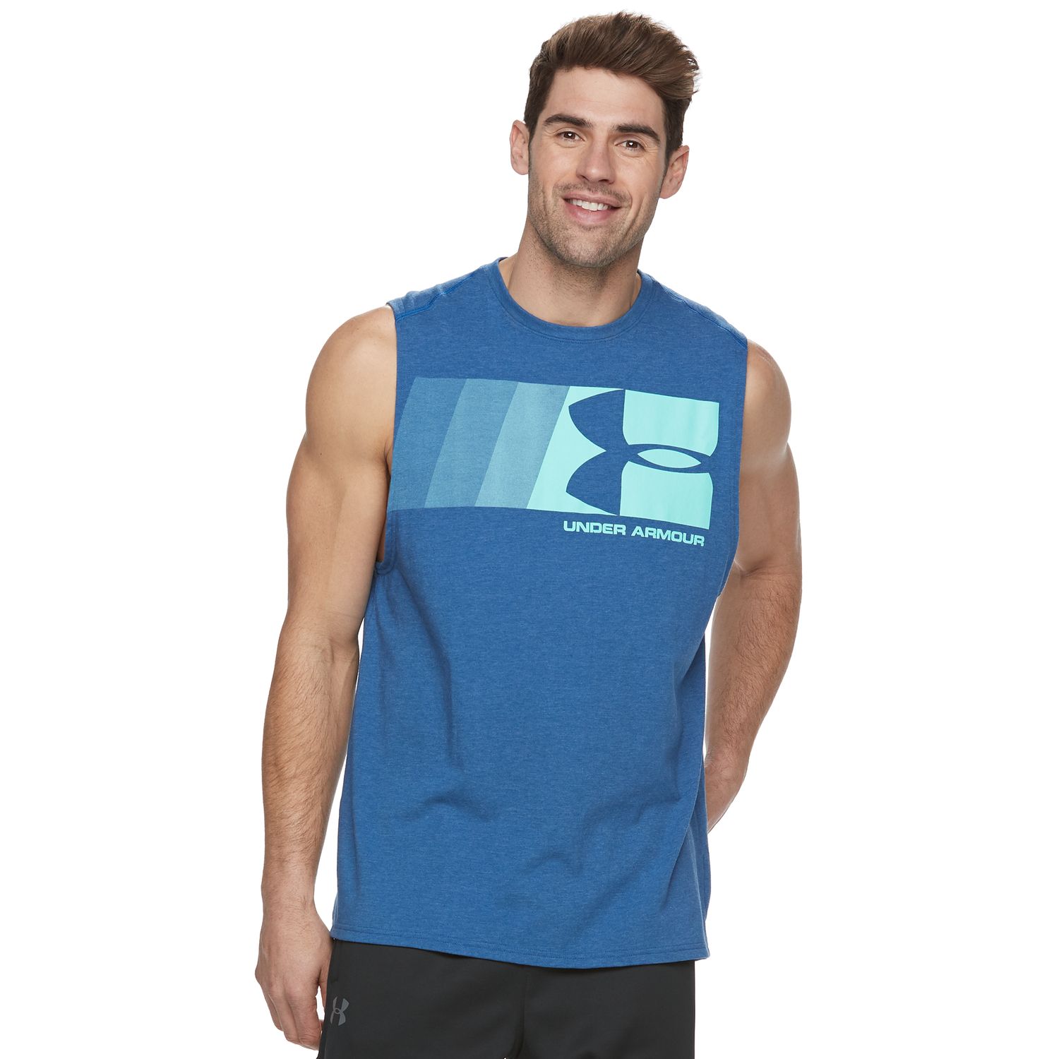 under armour muscle tee