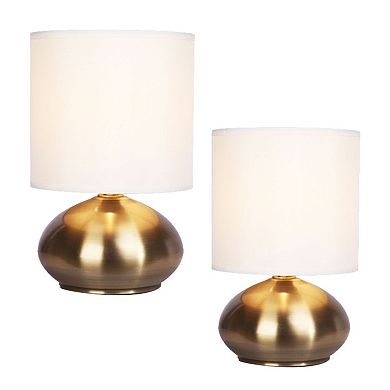Catalina Lighting Brass Finish Table Lamp 2-piece Set 