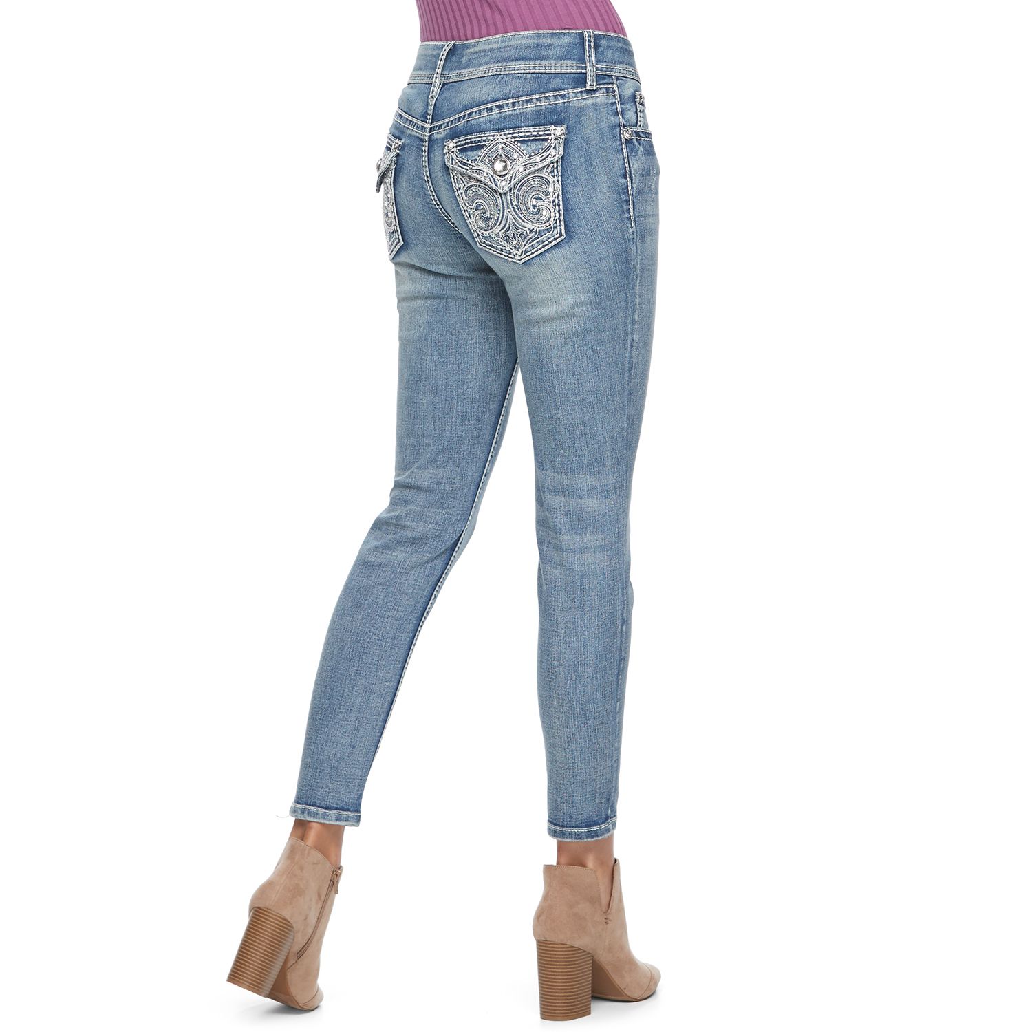 apt 9 embellished jeans