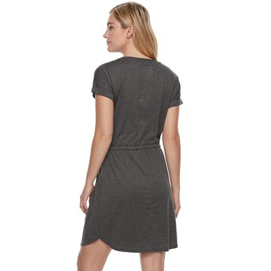 Women's Sonoma Goods For Life® Drawstring T-Shirt Dress