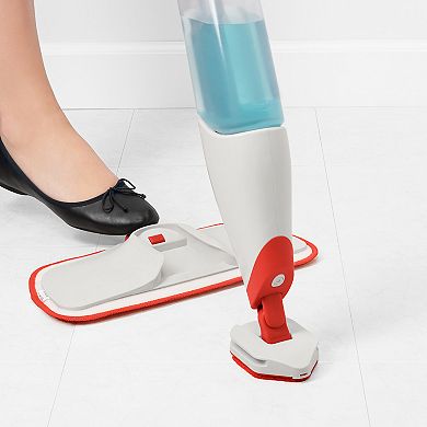 OXO Microfiber Spray Mop & Slide-Out Scrubber